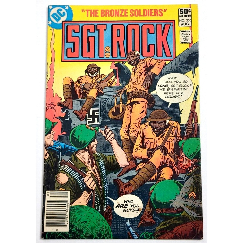 SGT. ROCK #355 (1981) - DC COMICS / THE BRONZE SOLDIERS NEWSSTAND